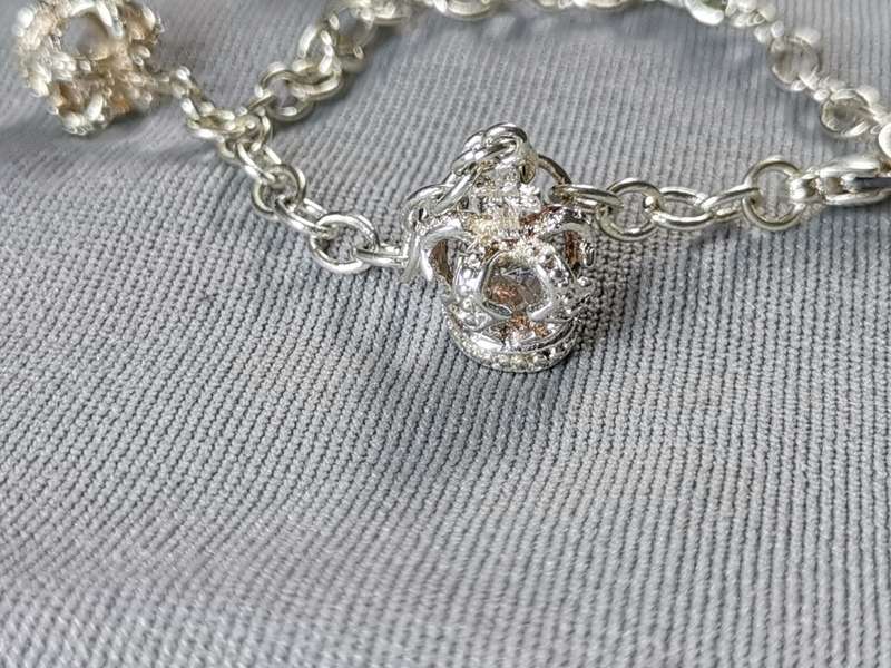 Silver Crowns Bracelet