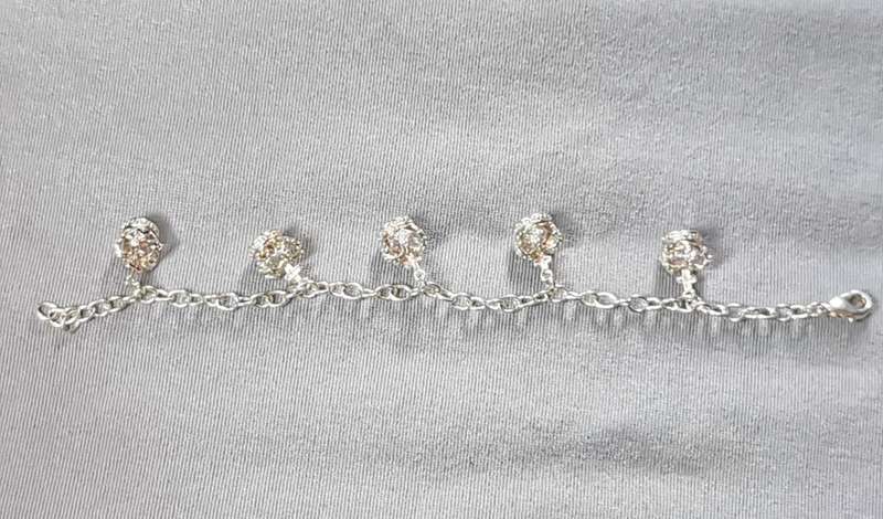 Silver Crowns Bracelet