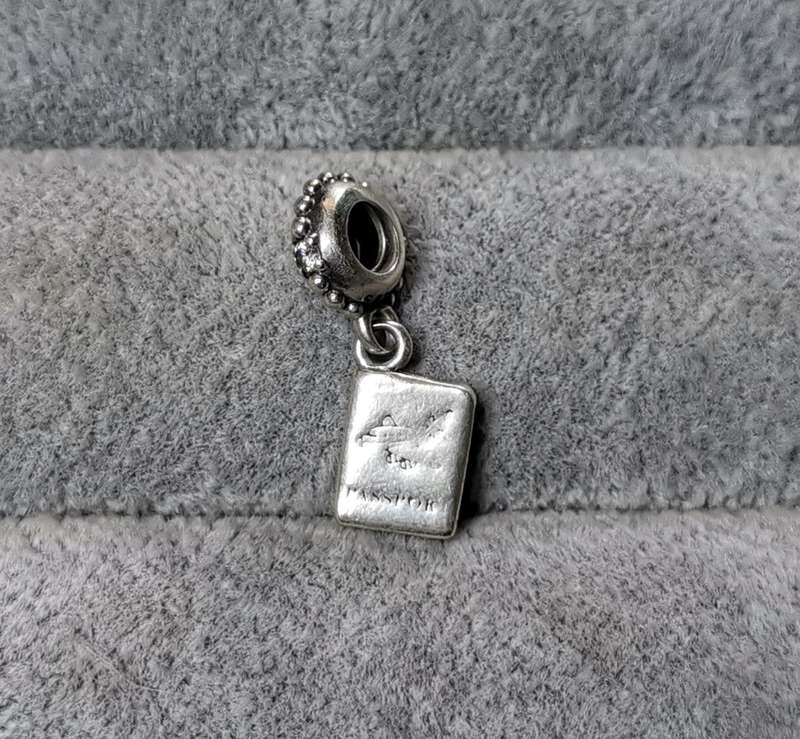 Silver Pandora Passport Charm