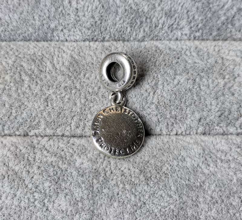 Silver St Christopher Pandora Charm