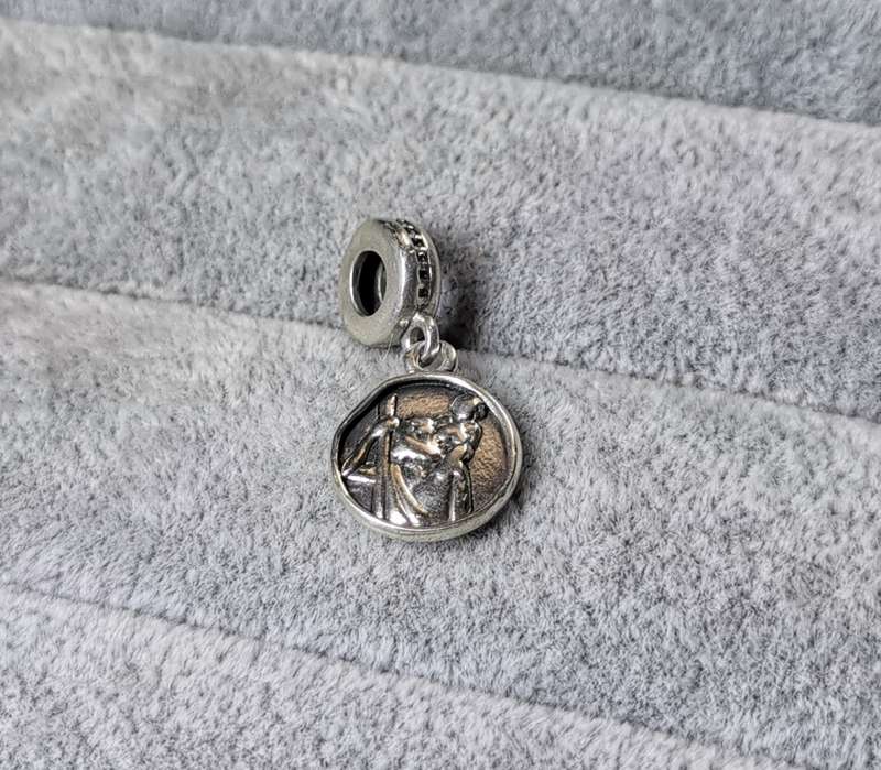 Silver St Christopher Pandora Charm