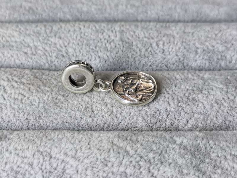 Silver St Christopher Pandora Charm