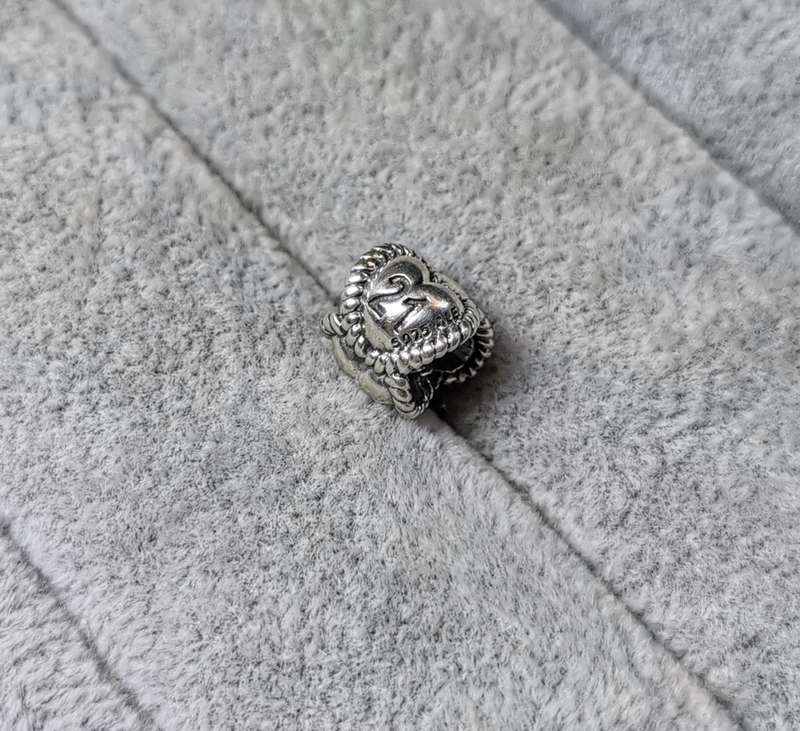 Silver Pandora `21` Charm