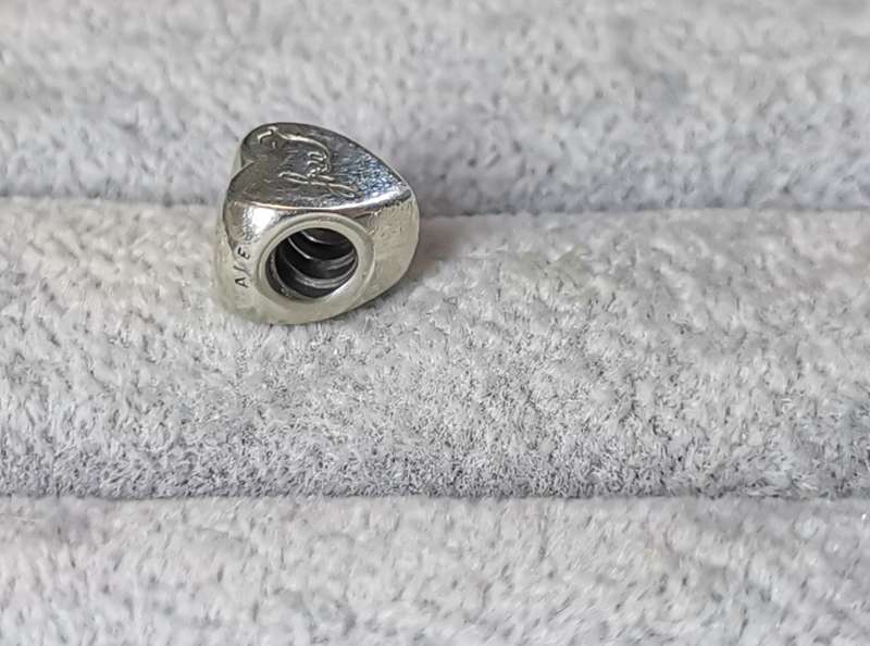 Silver Pandora Heart of Freedom Charm