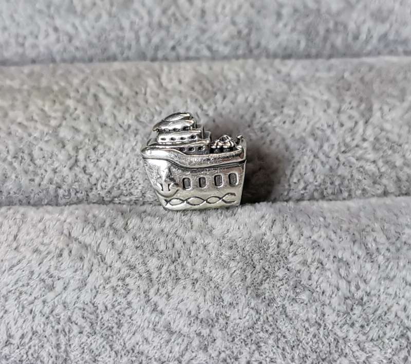 Silver Pandora Cruise Ship Charm
