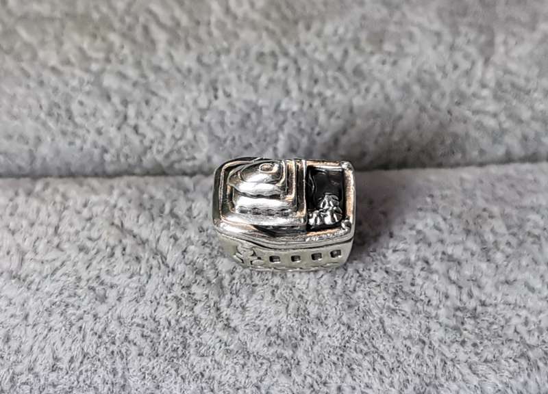 Silver Pandora Cruise Ship Charm