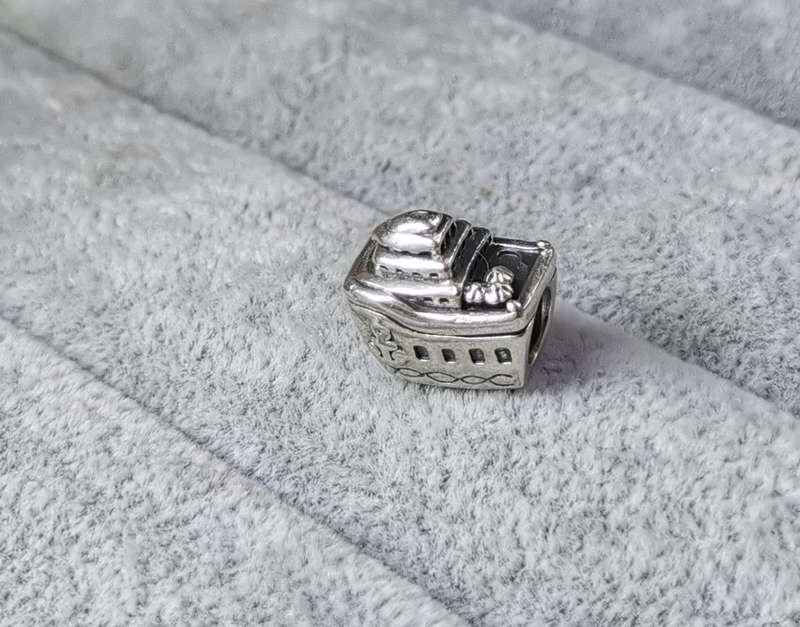 Silver Pandora Cruise Ship Charm