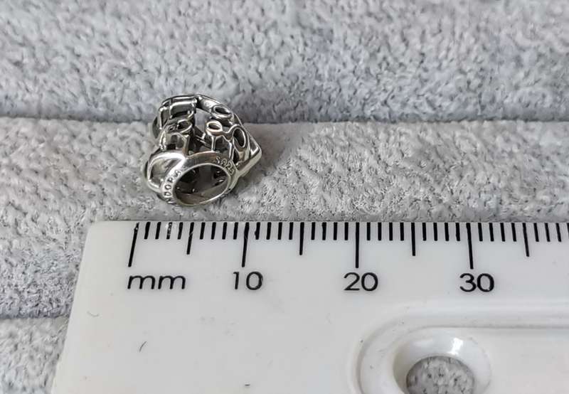 Silver Pandora Let it Go Charm