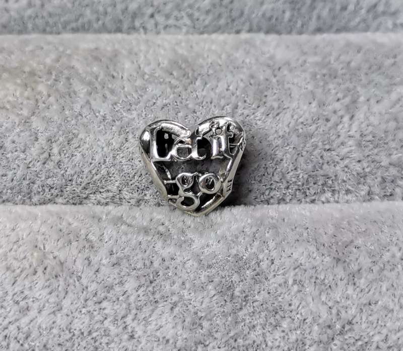 Silver Pandora Let it Go Charm