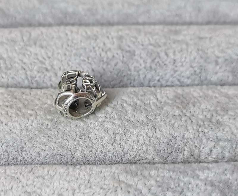 Silver Pandora Let it Go Charm