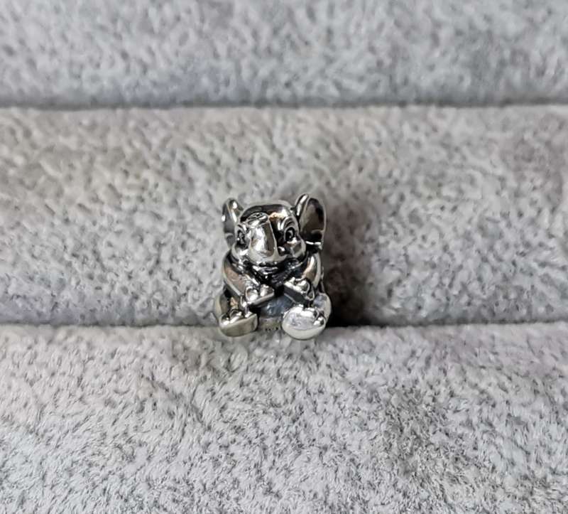 Silver Pandora Lucky Elephant Charm