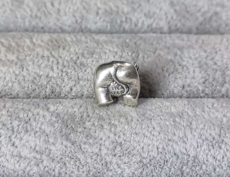 Silver Pandora Lucky Elephant Charm