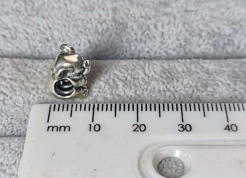 Silver Pandora Lucky Elephant Charm