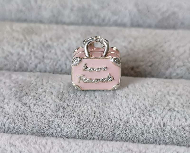 Silver Pandora Love Travels Charm