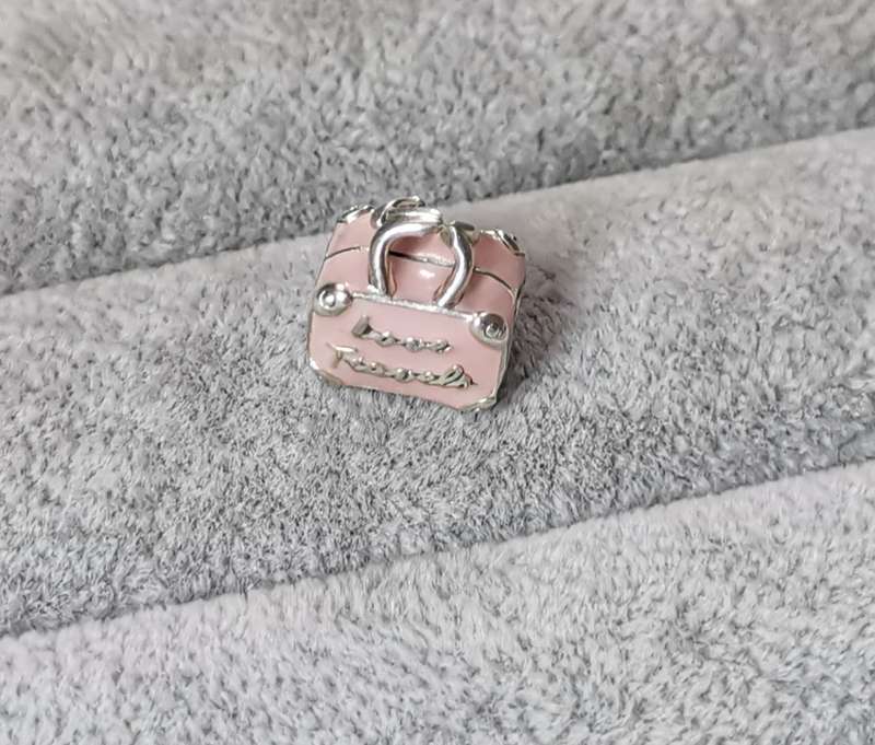Silver Pandora Love Travels Charm