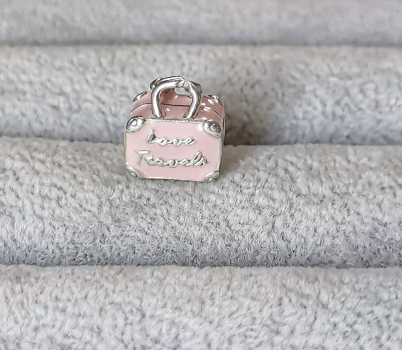 Silver Pandora Love Travels Charm