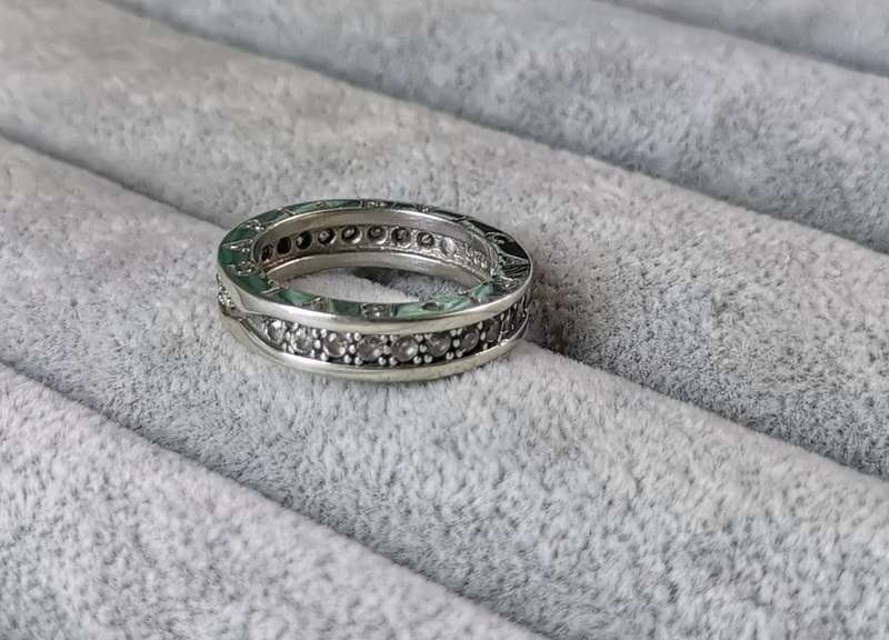 Silver BVLGARI Ring