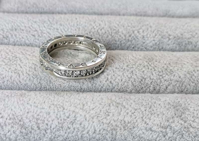 Silver BVLGARI Ring