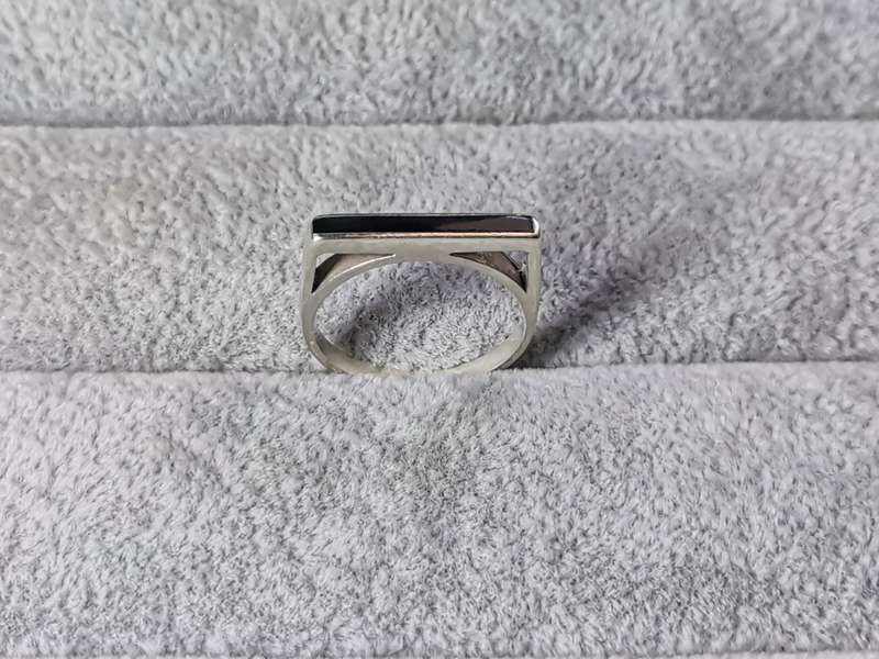 Silver Flat Bar Ring