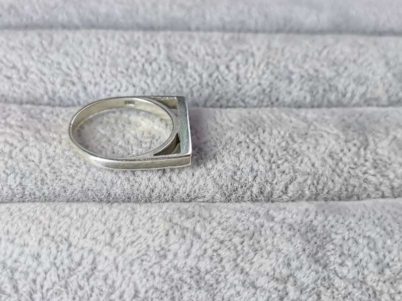 Silver Flat Bar Ring