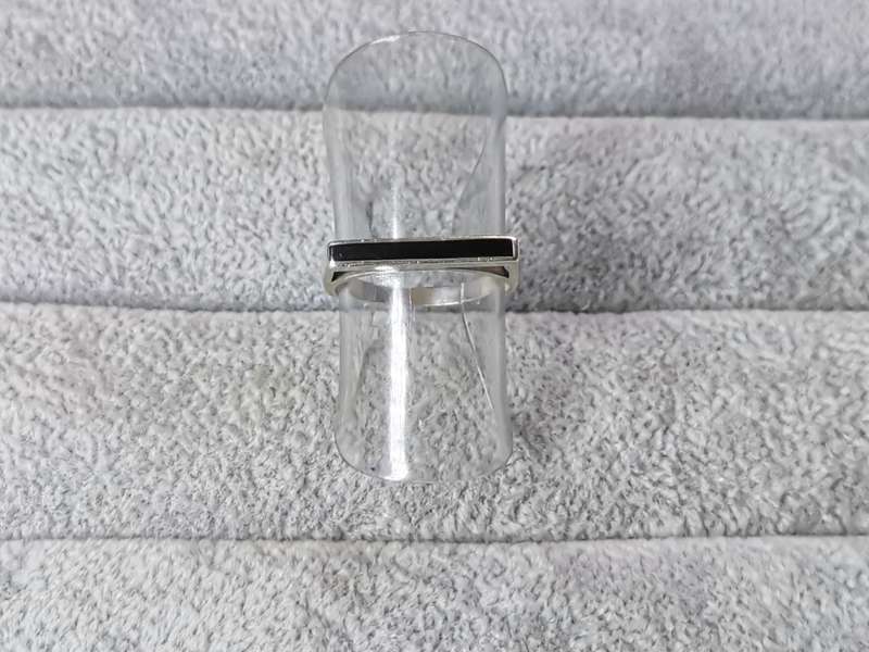 Silver Flat Bar Ring