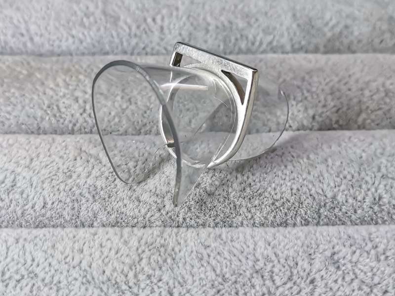Silver Flat Bar Ring