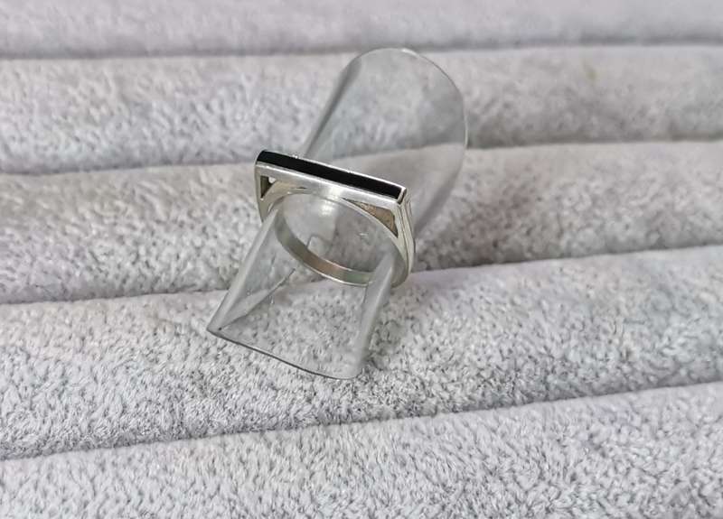 Silver Flat Bar Ring