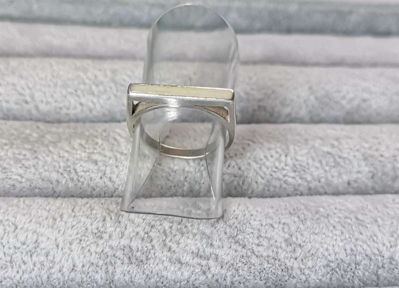 Silver Flat Bar Ring
