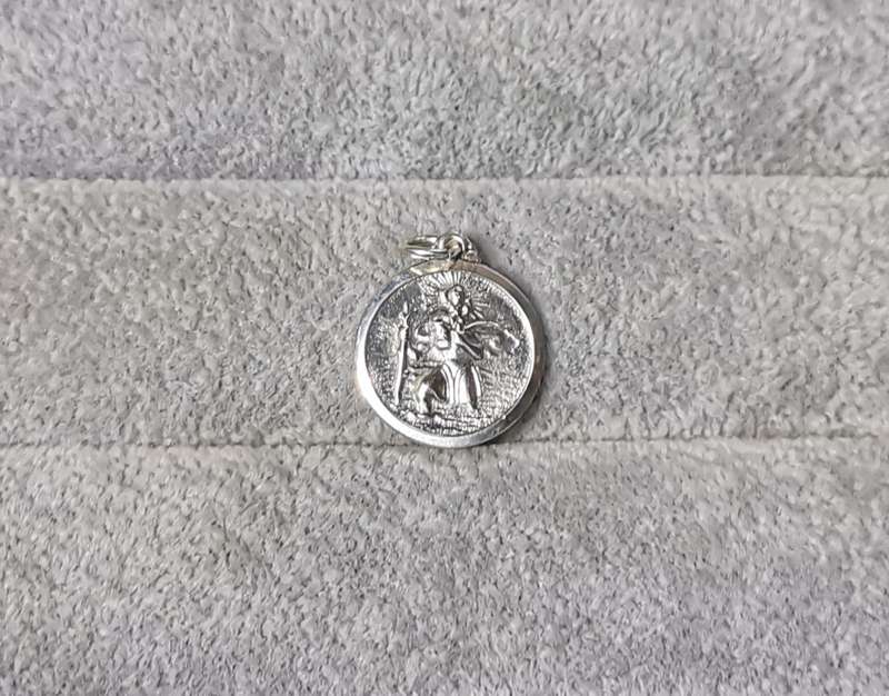 Silver St. Christopher Pendant