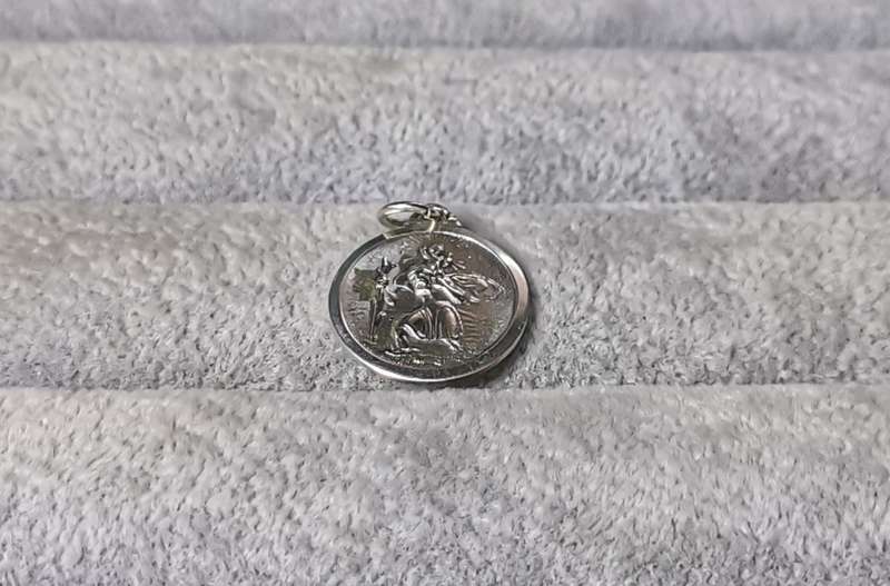 Silver St. Christopher Pendant
