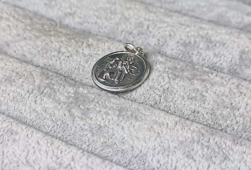 Silver St. Christopher Pendant