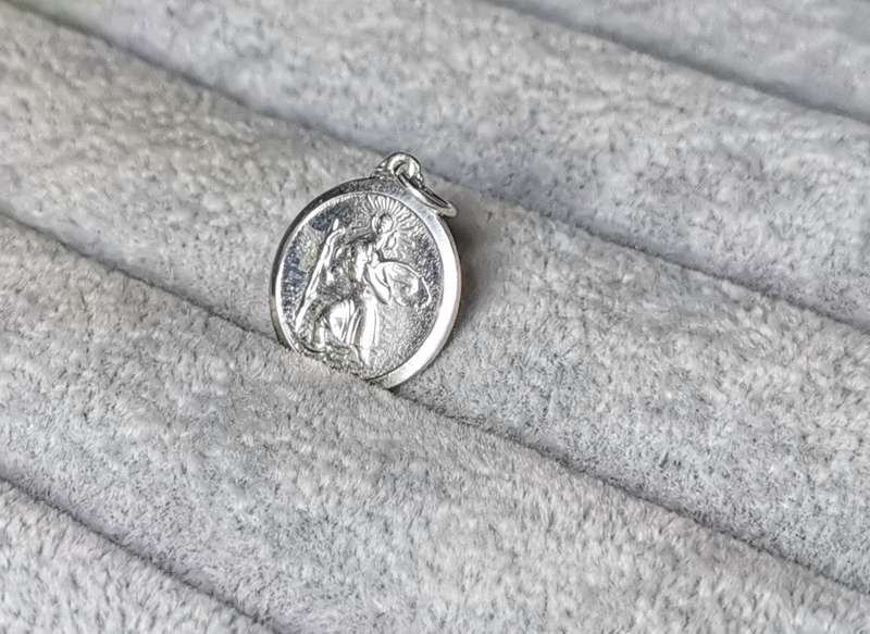 Silver St. Christopher Pendant