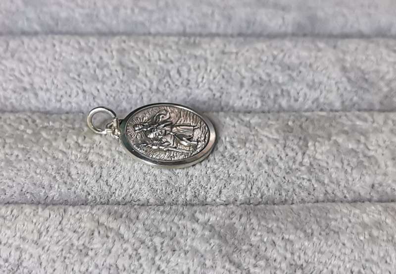 Silver St. Christopher Pendant