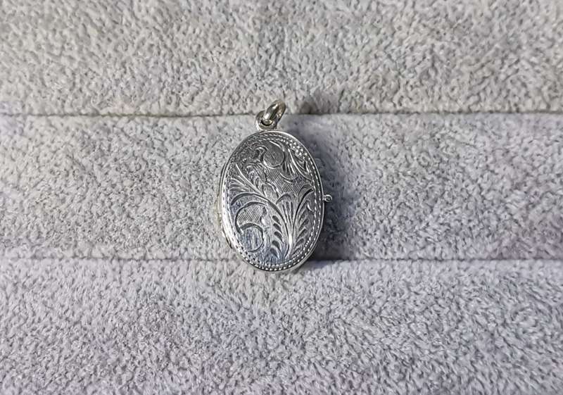 Detailed Silver Locket