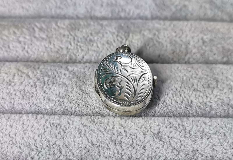 Detailed Silver Locket