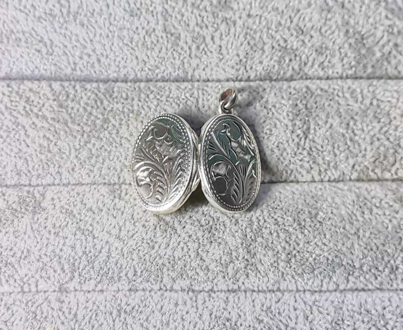 Detailed Silver Locket
