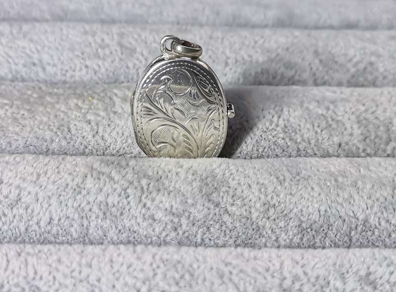 Detailed Silver Locket