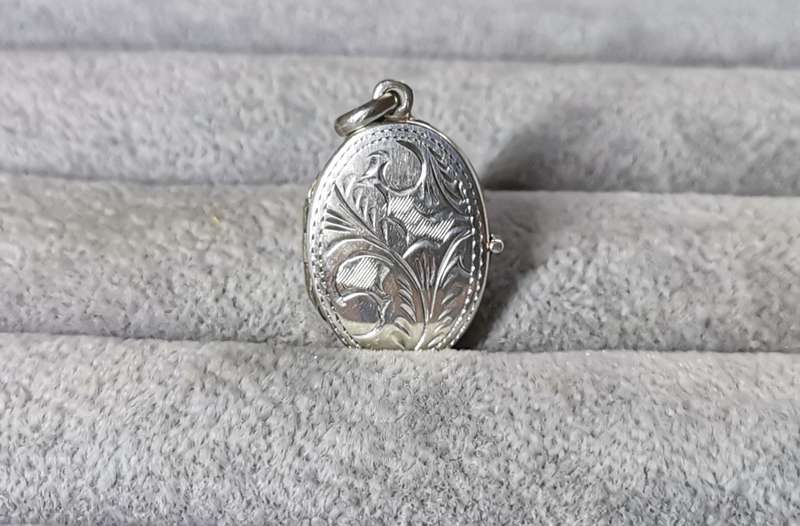 Detailed Silver Locket