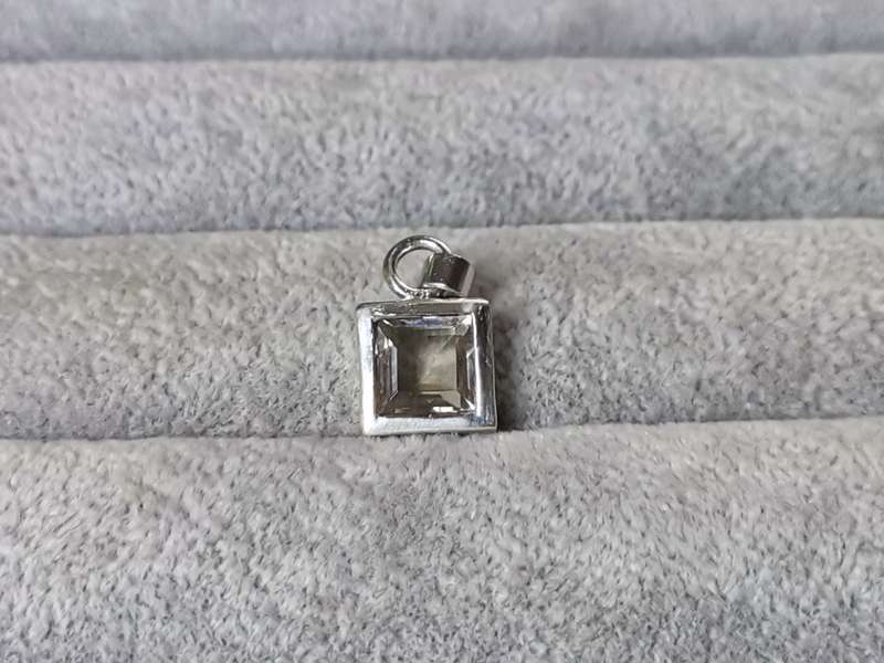 Sparkling Silver Pendant