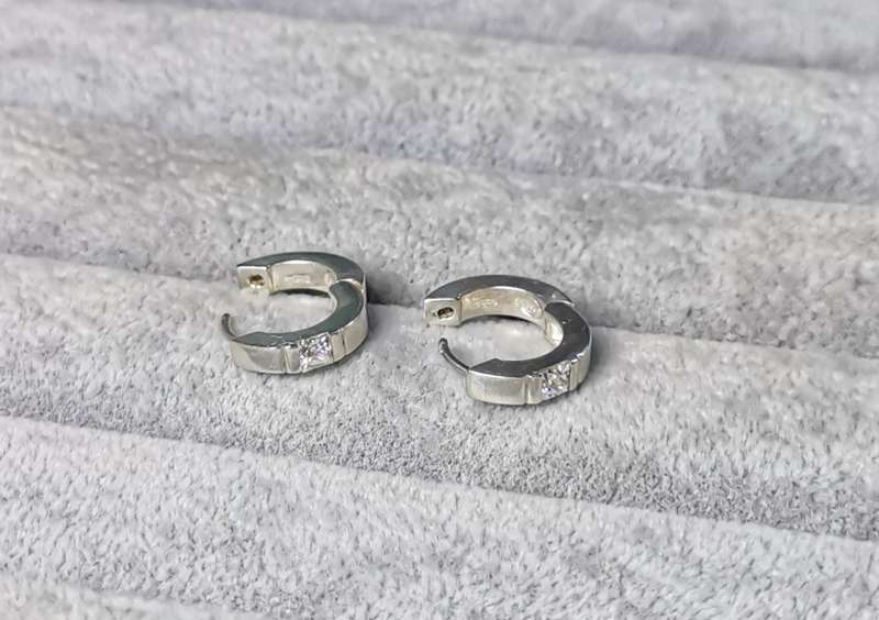 Silver Hoop Earrings