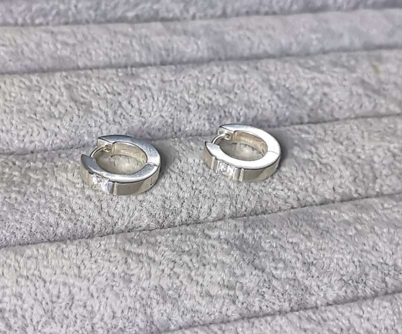 Silver Hoop Earrings