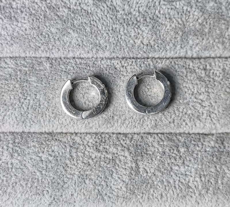 Silver Hoop Earrings