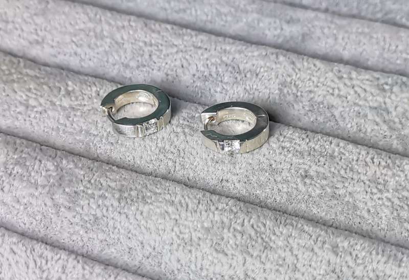 Silver Hoop Earrings