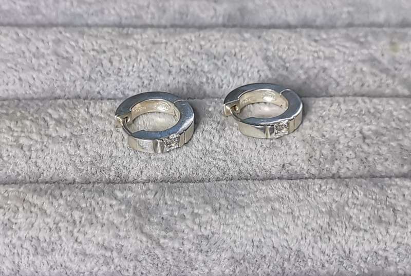 Silver Hoop Earrings