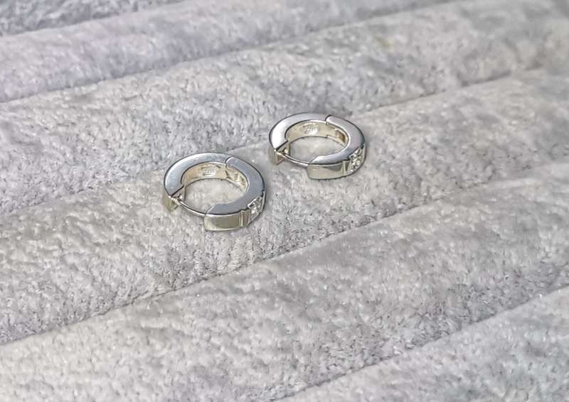 Silver Hoop Earrings