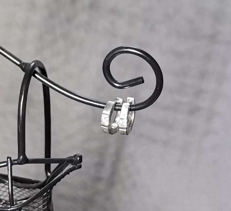 Silver Hoop Earrings