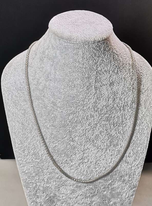 Silver Popcorn Chain