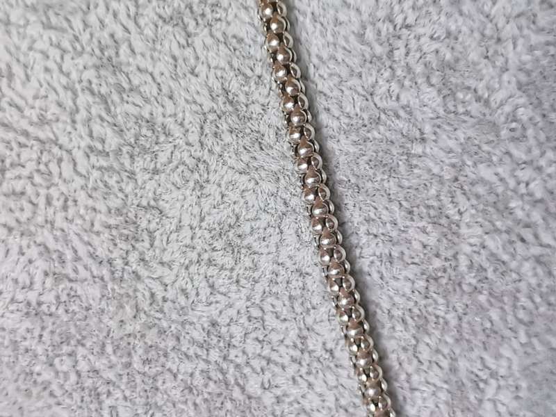 Silver Popcorn Chain