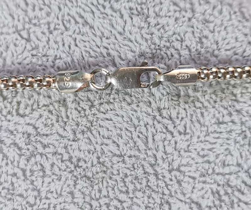 Silver Popcorn Chain