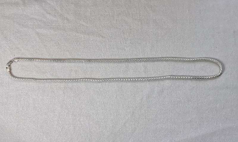 Silver Popcorn Chain